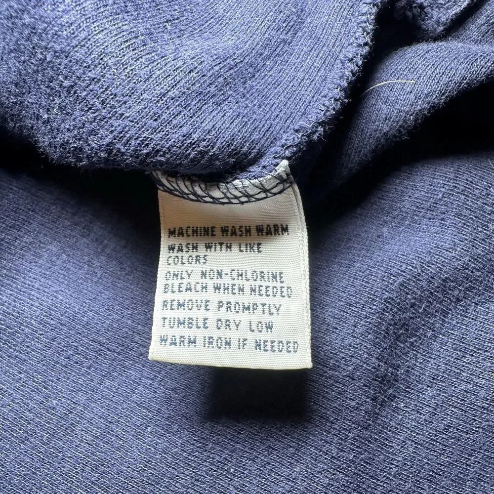 Polo Ralph Lauren 1/4 Zip Pullover Sweater Mens 1XL‎ Big Navy Blue Academia